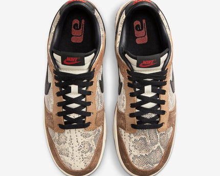 Men's Nike Dunk Low Black-Ale Brown Shoes