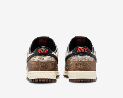 Men's Nike Dunk Low Black-Ale Brown Shoes