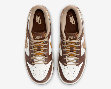 Men's Nike Dunk Low Brown Plaid Shoes