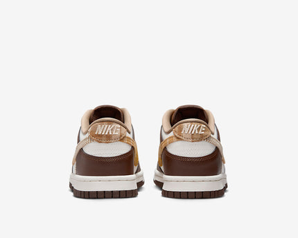 Men's Nike Dunk Low Brown Plaid Shoes