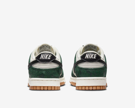 Men's Nike Dunk Low Green Snake Shoes
