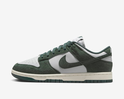 Men's Nike Dunk Low Green Suede Shoes