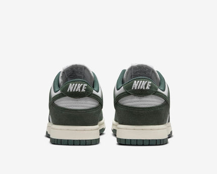 Men's Nike Dunk Low Green Suede Shoes