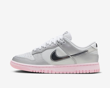 Men's Nike Dunk Low 'Metallic Silver Pink' Shoes