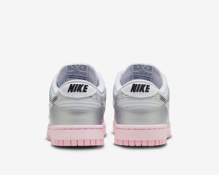 Men's Nike Dunk Low 'Metallic Silver Pink' Shoes