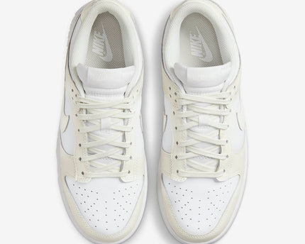 Men's Nike Dunk Low 'White and Sail' Shoes
