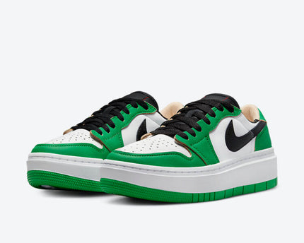 Men's Air Jordan 1 Elevate Low 'Lucky Green' Shoes