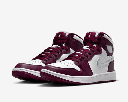 Men's Air Jordan 1 High Golf 'Bordeaux' Shoes