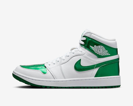 Men's Air Jordan 1 High Golf 'Metallic Green' Shoes