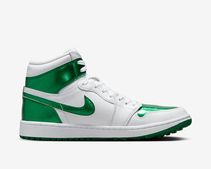 Men's Air Jordan 1 High Golf 'Metallic Green' Shoes