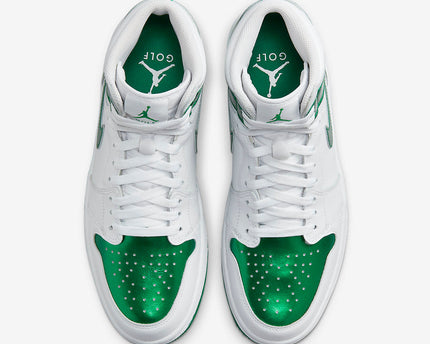 Men's Air Jordan 1 High Golf 'Metallic Green' Shoes