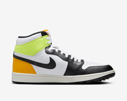 Men's Air Jordan 1 High Golf 'Volt Gold' Shoes