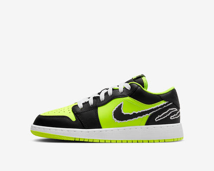 Men's Air Jordan 1 Low 'Black Cat' Shoes