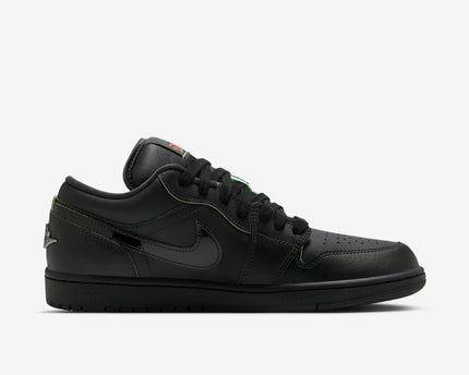 Men's Air Jordan 1 Low 'Black Cat Mascot' Shoes
