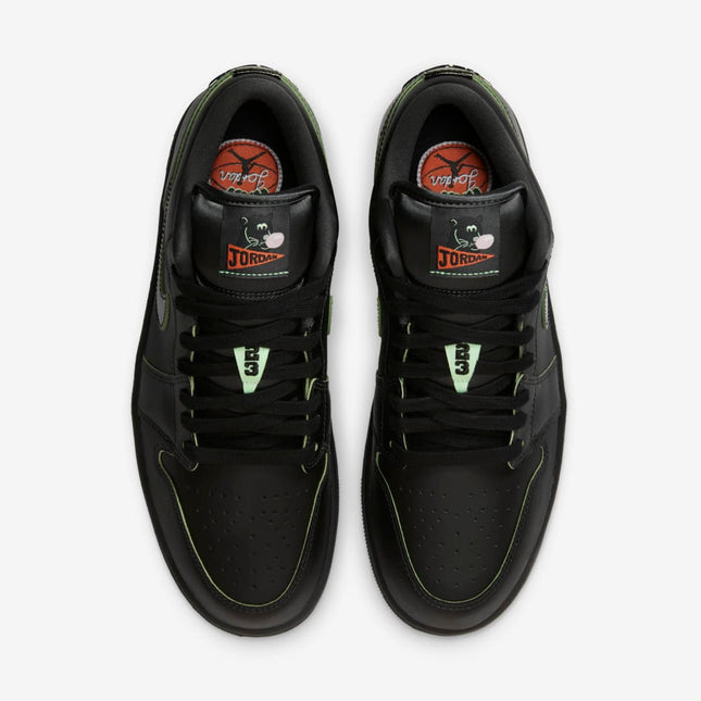 Men's Air Jordan 1 Low 'Black Cat Mascot' Shoes