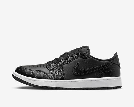 Men's Air Jordan 1 Low 'Black Croc' Shoes