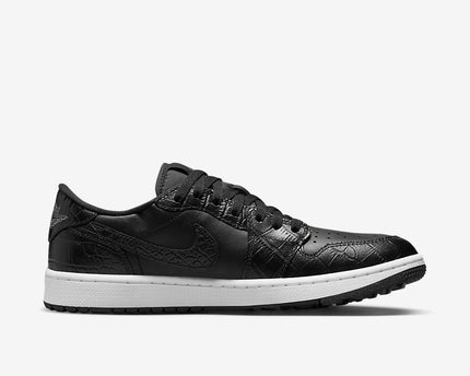 Men's Air Jordan 1 Low 'Black Croc' Shoes