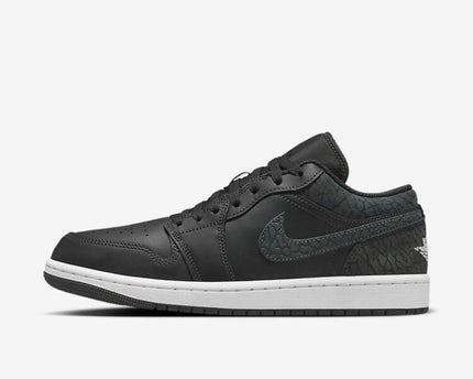 Men's Air Jordan 1 Low 'Black Elephant' Shoes