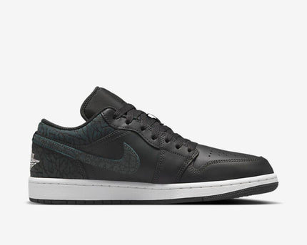 Men's Air Jordan 1 Low 'Black Elephant' Shoes