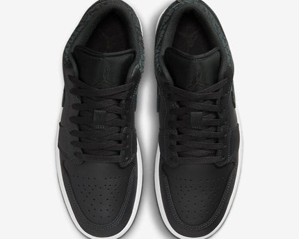 Men's Air Jordan 1 Low 'Black Elephant' Shoes