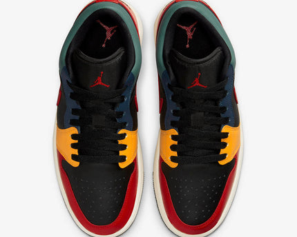 Men's Air Jordan 1 Low 'Black Multi' Shoes