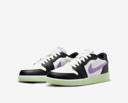 Men's Air Jordan 1 Low 'Black Raspberry' Shoes