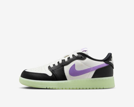 Men's Air Jordan 1 Low 'Black Raspberry' Shoes