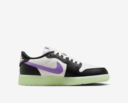 Men's Air Jordan 1 Low 'Black Raspberry' Shoes
