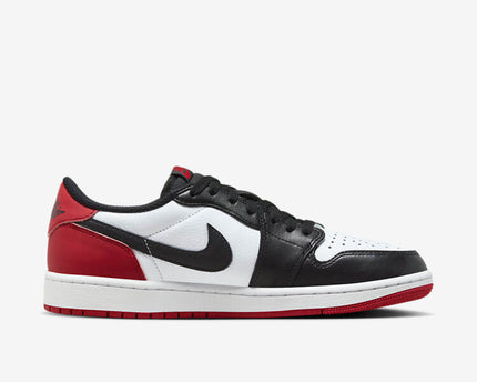 Men's Air Jordan 1 Low 'Black Toe' Shoes
