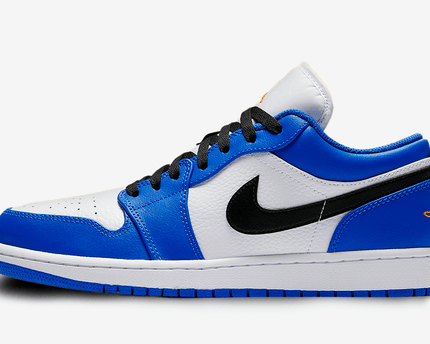 Men's Air Jordan 1 Low 'Blue Orange' Shoes