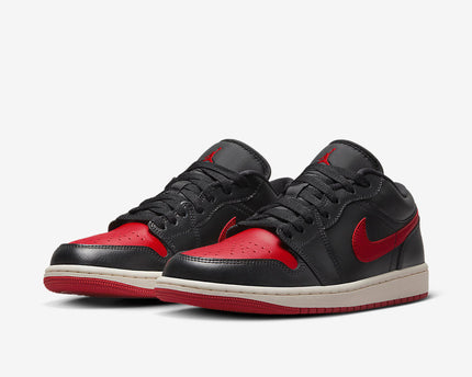 Men's Air Jordan 1 Low 'Bred Sail' Shoes
