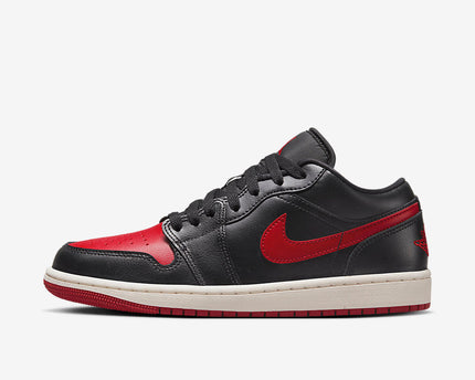 Men's Air Jordan 1 Low 'Bred Sail' Shoes