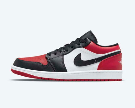 Men's Air Jordan 1 Low 'Bred Toe' Shoes