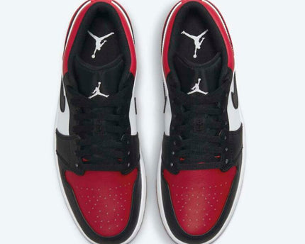 Men's Air Jordan 1 Low 'Bred Toe' Shoes
