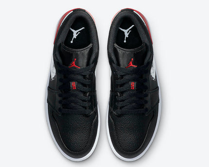 Men's Air Jordan 1 Low 'Brushstroke Swoosh' Shoes
