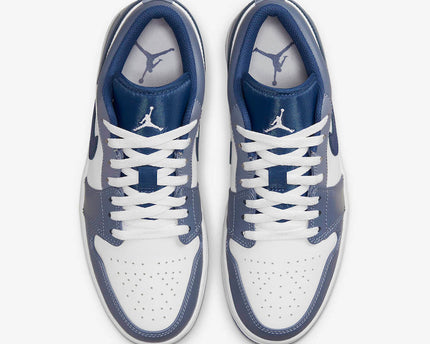 Men's Air Jordan 1 Low 'Cool Blue' Shoes