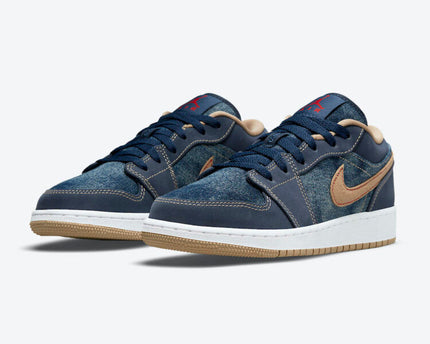 Men's Air Jordan 1 Low 'Denim' Shoes