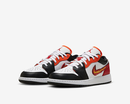 Men's Air Jordan 1 Low 'Flaming Swoosh' Shoes