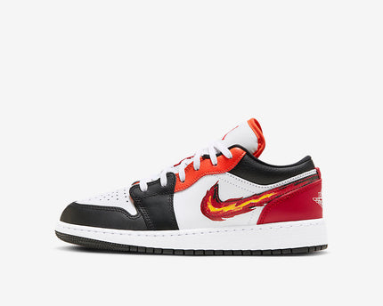 Men's Air Jordan 1 Low 'Flaming Swoosh' Shoes