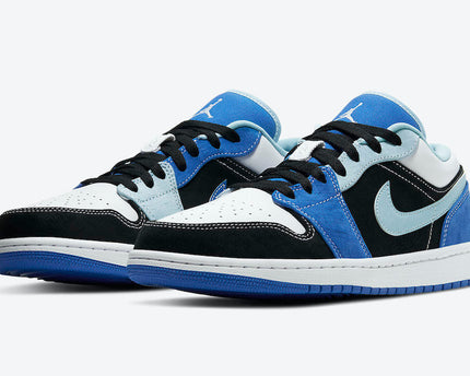 Men's Air Jordan 1 Low 'Light Blue' Shoes