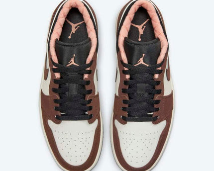 Men's Air Jordan 1 Low 'Light Chocolate' Shoes