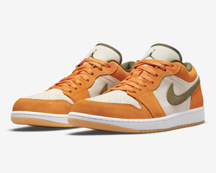 Men's Air Jordan 1 Low 'Light Curry' Shoes