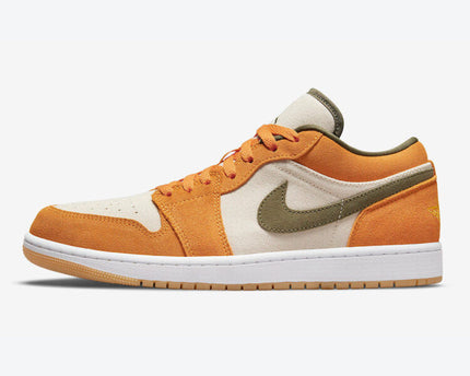Men's Air Jordan 1 Low 'Light Curry' Shoes