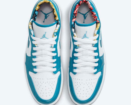Men's Air Jordan 1 Low 'Light Teal' Shoes