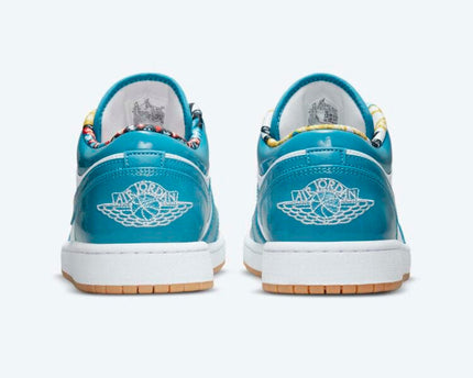 Men's Air Jordan 1 Low 'Light Teal' Shoes