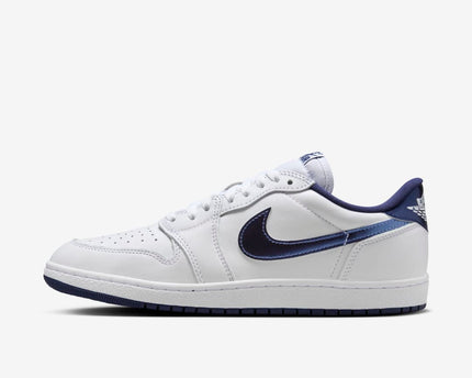 Men's Air Jordan 1 Low 'Metallic Navy' Shoes