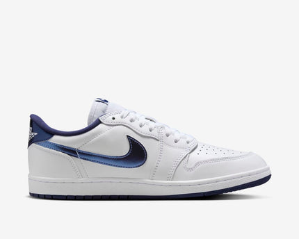 Men's Air Jordan 1 Low 'Metallic Navy' Shoes