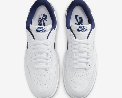 Men's Air Jordan 1 Low 'Metallic Navy' Shoes
