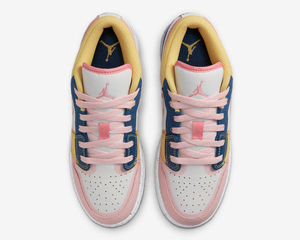 Men's Air Jordan 1 Low ' Navy Pink' Shoes