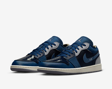Men's Air Jordan 1 Low ' Obsidian ' Shoes